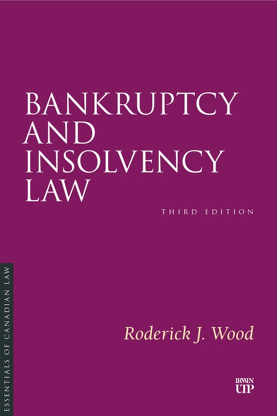 Couverture_Bankruptcy and Insolvency Law, Third Edition