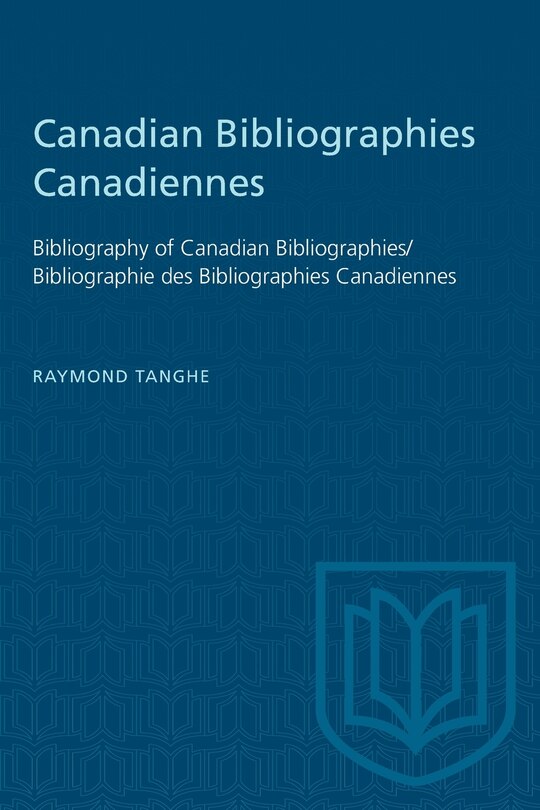 Front cover_Canadian Bibliographies Canadiennes