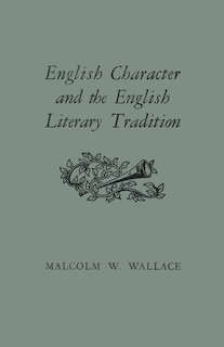 Couverture_English Character And The English Literary Tradition