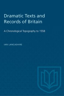 Front cover_Dramatic Texts and Records of Britain