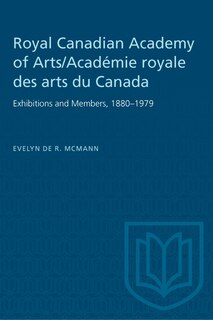 Front cover_Royal Canadian Academy of Arts/Académie royale des arts du Canada