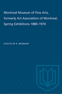 Front cover_Montreal Museum of Fine Arts, formerly Art Association of Montreal