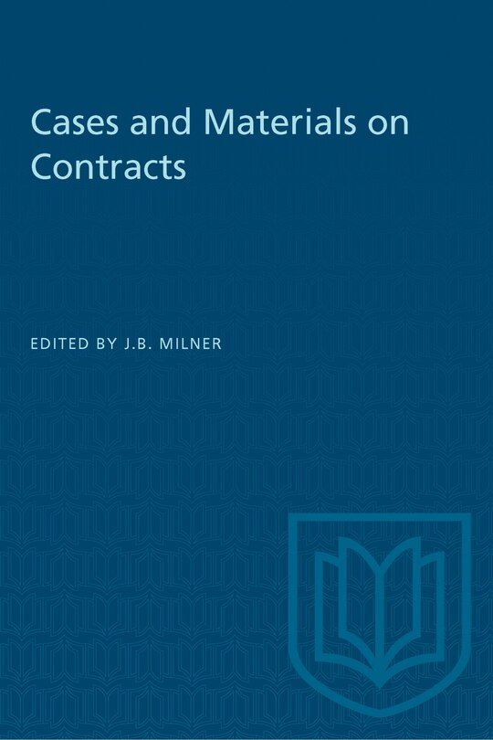 Front cover_Cases and Materials on Contracts