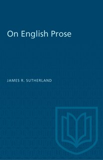 Front cover_On English Prose