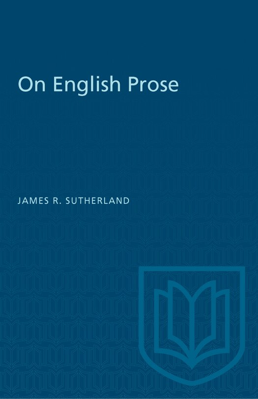 Front cover_On English Prose