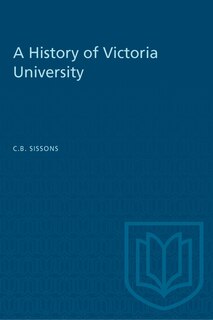 Couverture_A History of Victoria University