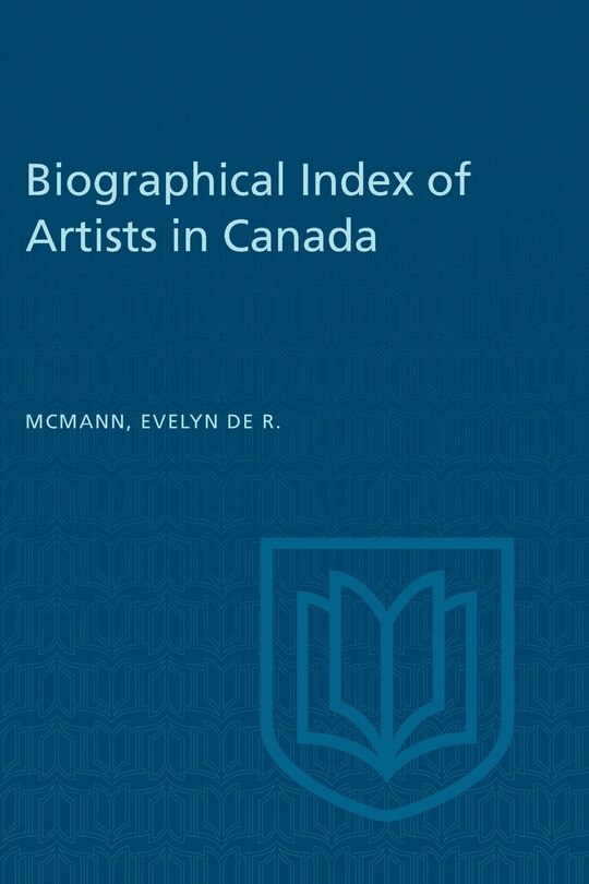 Front cover_Biographical Index of Artists in Canada