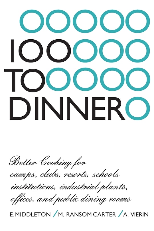 Front cover_100 to Dinner