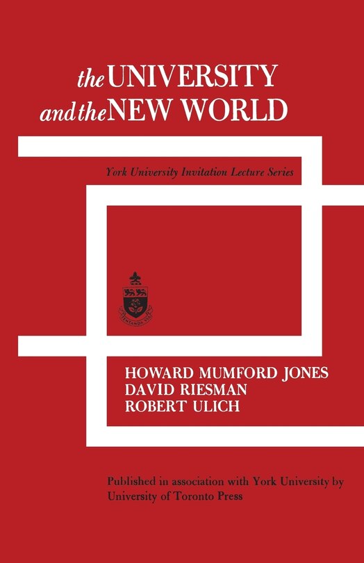 Front cover_The University and the New World