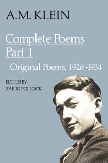Couverture_A.M. Klein: Complete Poems
