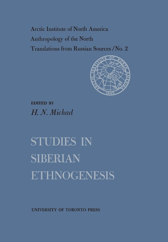 Couverture_Studies in Siberian Ethnogenesis No. 2