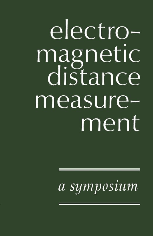 Front cover_Electromagnetic Distance Measurement