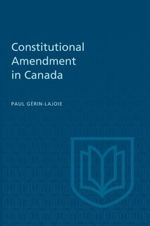 Front cover_Constitutional Amendment in Canada