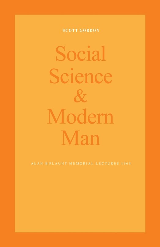 Couverture_Social Science and Modern Man