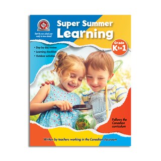 Couverture_Super Summer Learning Workbook Kindergarten to Grade 1