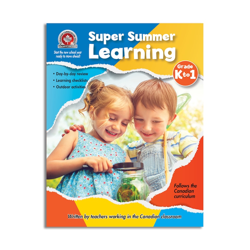 Couverture_Super Summer Learning Workbook Kindergarten to Grade 1