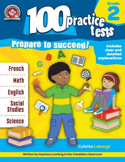 Front cover_Grade 2 Workbook: Math, Language, Social Studies, Science: 100 Tests workbook