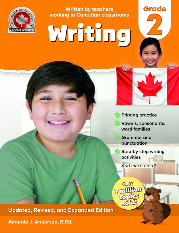 Couverture_Grade 2 Writing Workbook - 80-page Expanded Edition