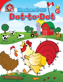 Front cover_Numbers 1-30 Dot-to-Dot Workbook: Fun Counting & Learning Activities for Kids – Ideal for Ages 4-6