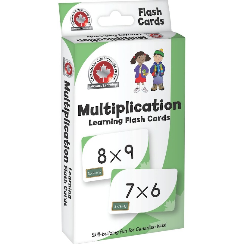 Couverture_Flashcards - Multiplication - Learning Flash Cards