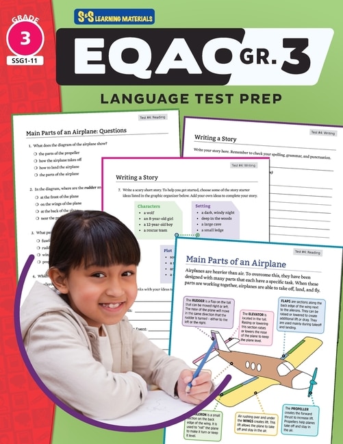 Front cover_EQAO Grade 3 Language Test Prep Guide