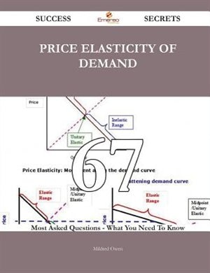 Couverture_Price elasticity of demand 67 Success Secrets - 67 Most Asked Questions On Price elasticity of demand - What You Need To Know