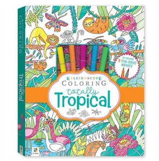 KALEIDOSCOPE COLORING TOTALLY TROPICAL M