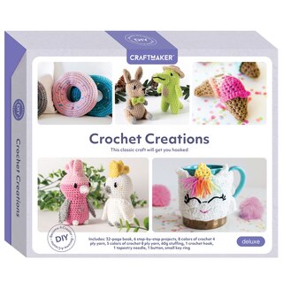 Front cover_Craft Maker Crochet Creations Kit