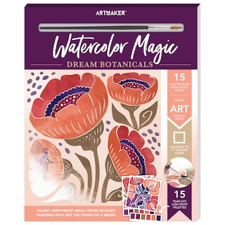 Front cover_Art Maker Watercolor Magic Beautiful Botanicals