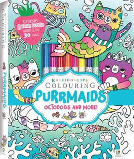 KALEIDOSCOPE COLOURING PURRMAIDS OCTO