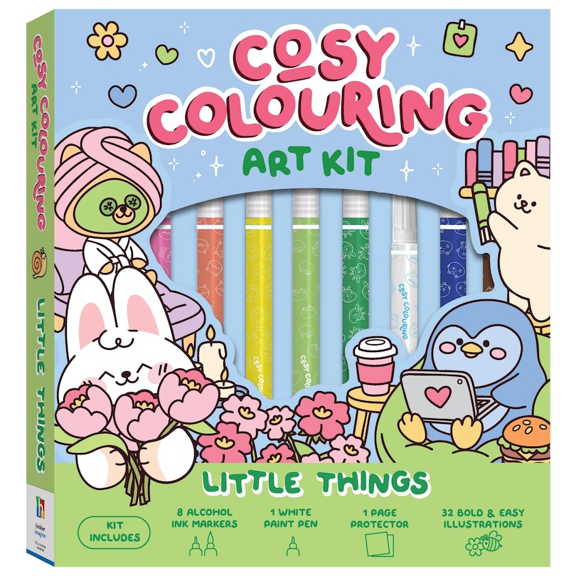 Front cover_ART MAKER COSY COLOURING LITTLE THINGS K
