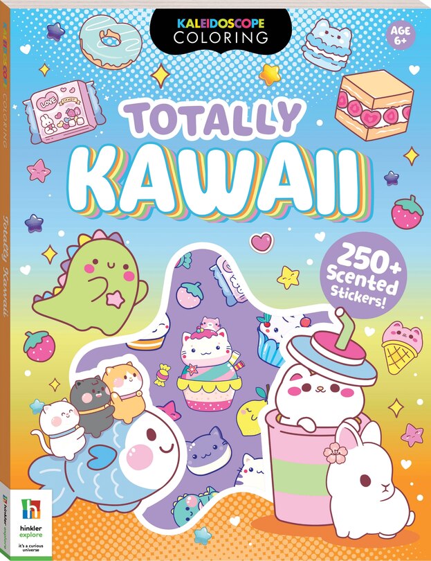 Couverture_Kaleidoscope - Scented Sticker Coloring - Totally Kawaii