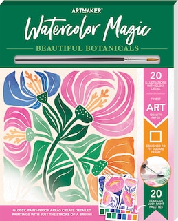 Front cover_Art Maker Watercolor Magic Beautiful Botanicals
