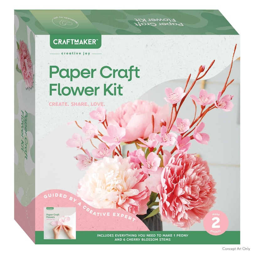 Front cover_CRAFT MAKERPAPER FLOWERS KIT