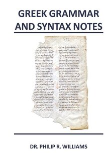 Front cover_Greek Grammar and Syntax Notes