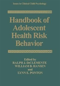 Front cover_Handbook of Adolescent Health Risk Behavior