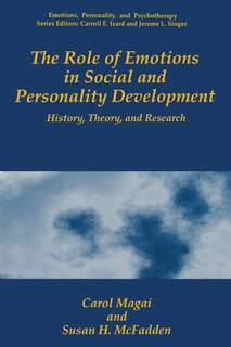 Front cover_The Role of Emotions in Social and Personality Development