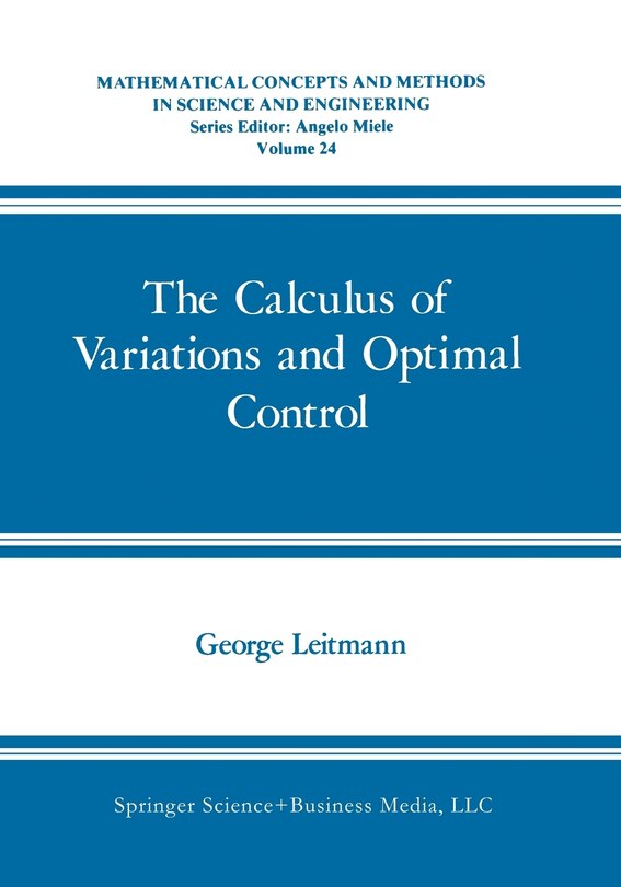Front cover_The Calculus of Variations and Optimal Control