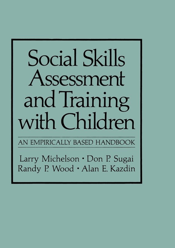 Front cover_Social Skills Assessment and Training with Children