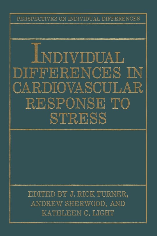 Front cover_Individual Differences in Cardiovascular Response to Stress