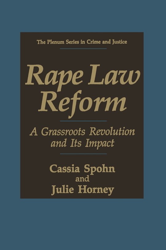 Front cover_Rape Law Reform