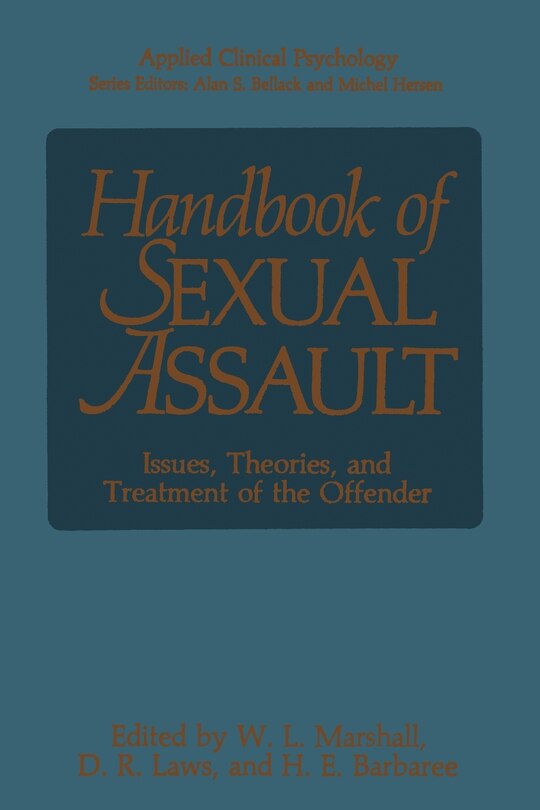 Front cover_Handbook of Sexual Assault