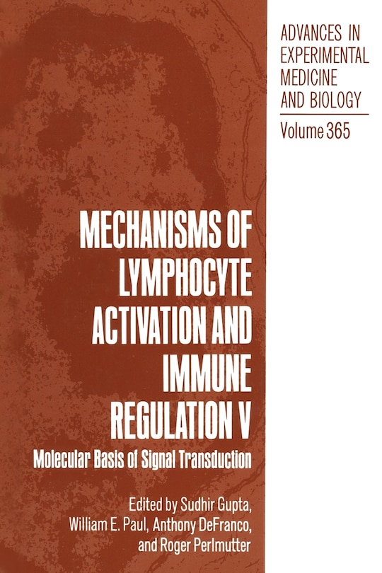 Front cover_Mechanisms of Lymphocyte Activation and Immune Regulation V
