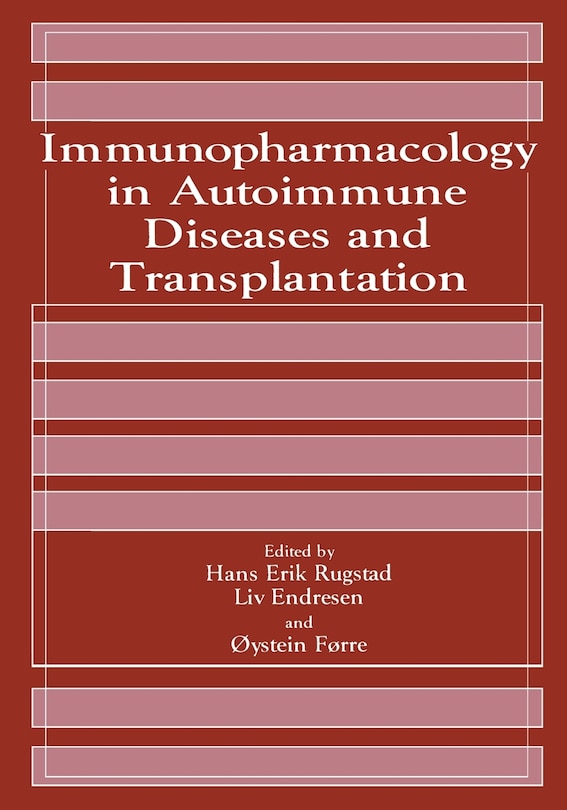 Front cover_Immunopharmacology in Autoimmune Diseases and Transplantation