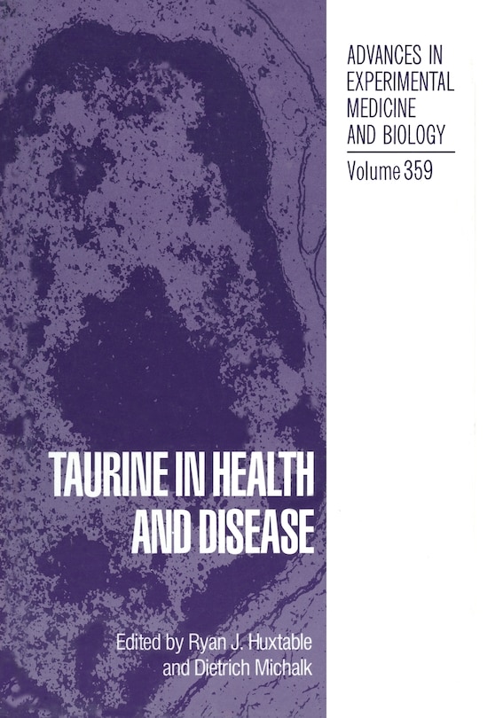 Front cover_Taurine in Health and Disease
