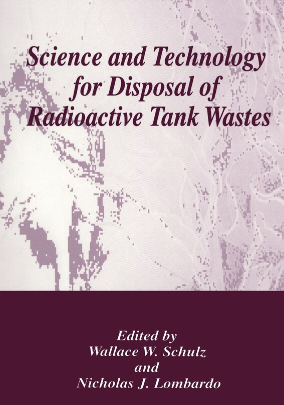 Couverture_Science and Technology for Disposal of Radioactive Tank Wastes