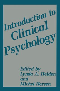 Front cover_Introduction to Clinical Psychology