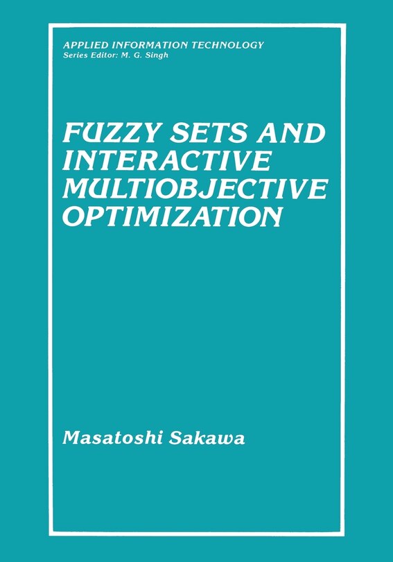 Couverture_Fuzzy Sets and Interactive Multiobjective Optimization