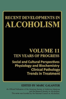 Front cover_Recent Developments in Alcoholism