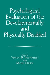 Couverture_Psychological Evaluation of the Developmentally and Physically Disabled